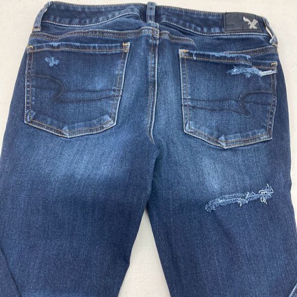 American Eagle 360 Stretch Ripped Jeggings Womens size 2 short - Picture 5 of 10